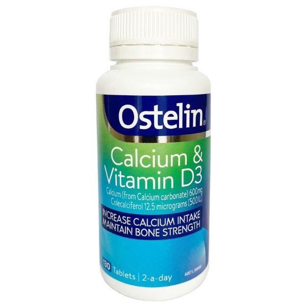 [Tổng Kho] Canxi Ostelin Calcium & Vitamin D3 Úc Lọ 130 Viên